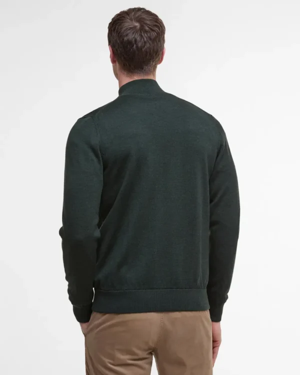 barbour Men's gamlin half zip knitted jumper - Image 6
