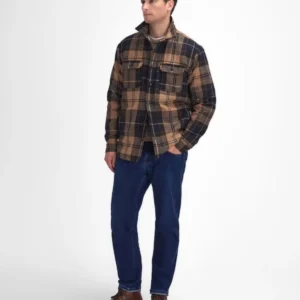 barbour Men's willberry regular brushed check overshirt