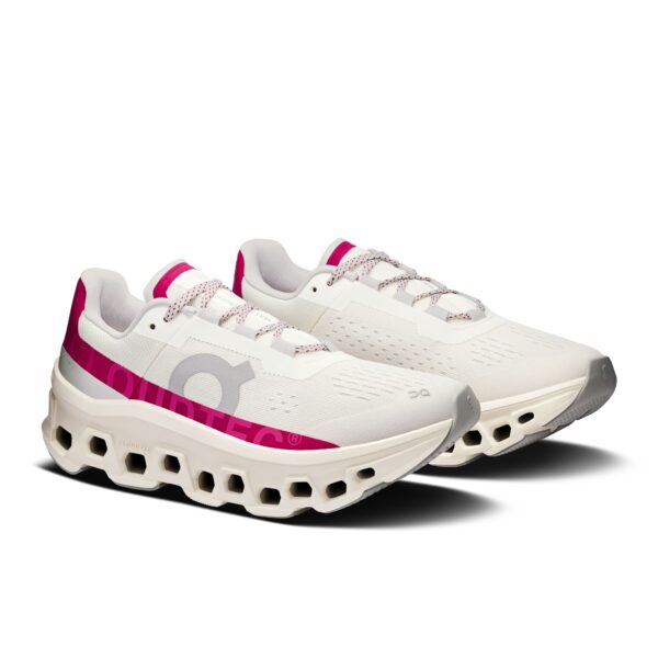 ON Cloudmonster Women Ivory | Grenadine - Image 3