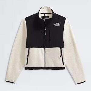 The North Face Women's Retro Denali Jacket White Dune/Black