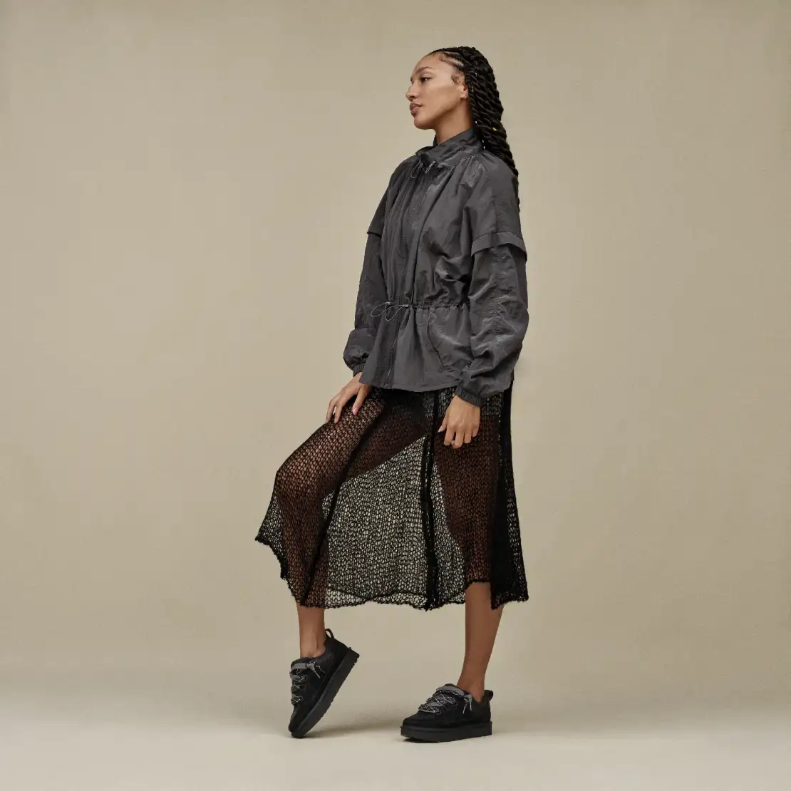 UGG WOMEN LO LOWMEL BLACK - Image 6