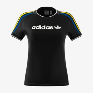 Adidas Women's LINEAR CALI TEE (BLACK)