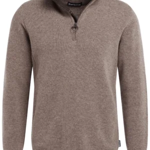 barbour Menholden half zip knitted jumper