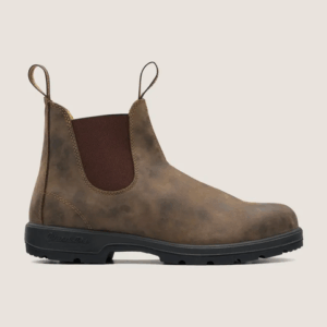 Blundstone Elastic Sided Boot Lined Rustic Brown