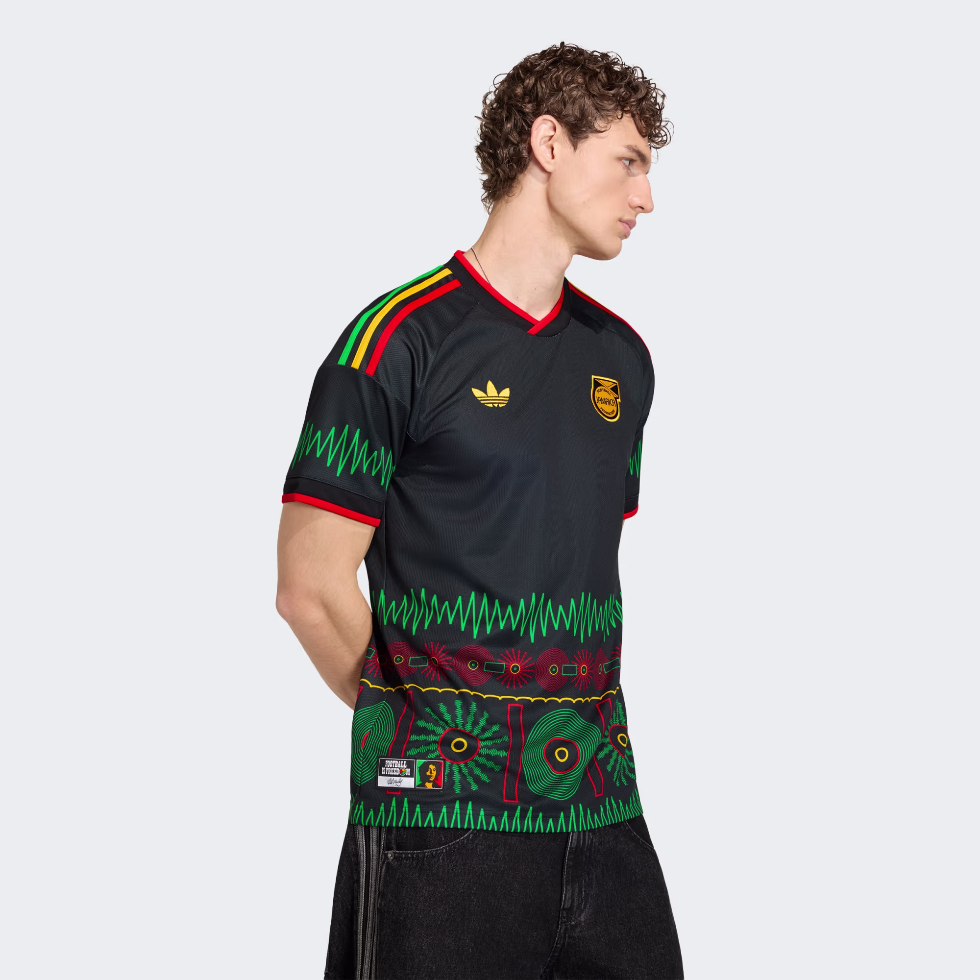 Adidas Jamaica 26 x Bob Marley Away Jersey - Black - Image 4