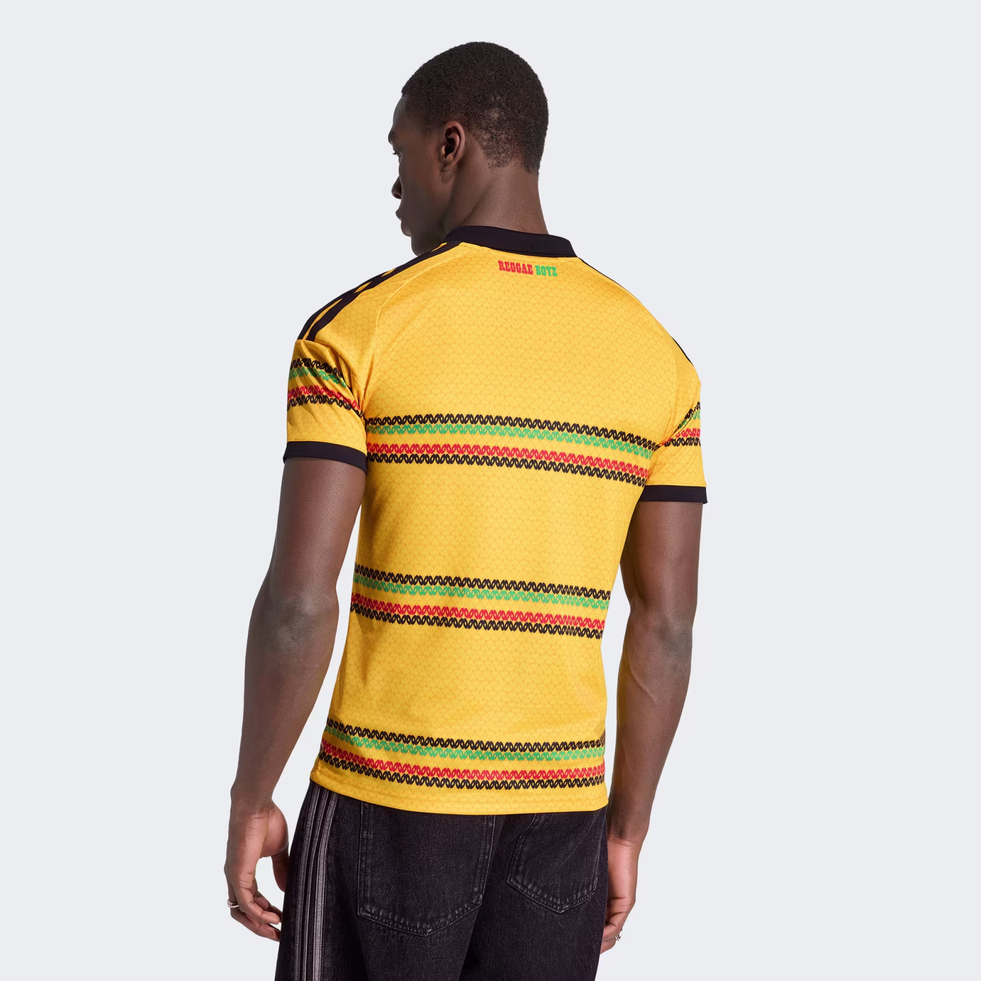 Adidas Jamaica 26 x Bob Marley Home Jersey - Bold Gold - Image 5