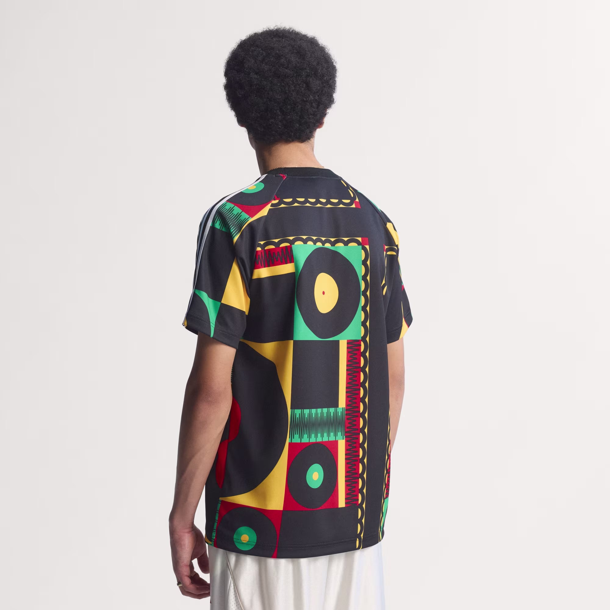 Adidas Originals Jamaica x Bob Marley Men's Graphic T-Shirt Multicolor - Image 3