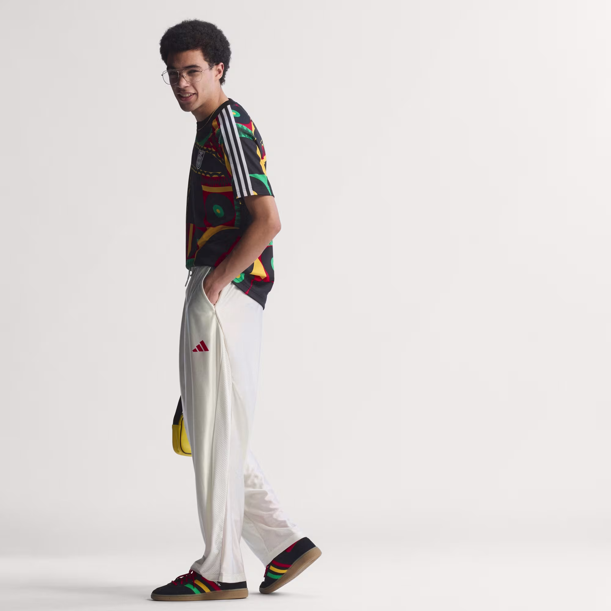 Adidas Originals Jamaica x Bob Marley Men's Graphic T-Shirt Multicolor - Image 4