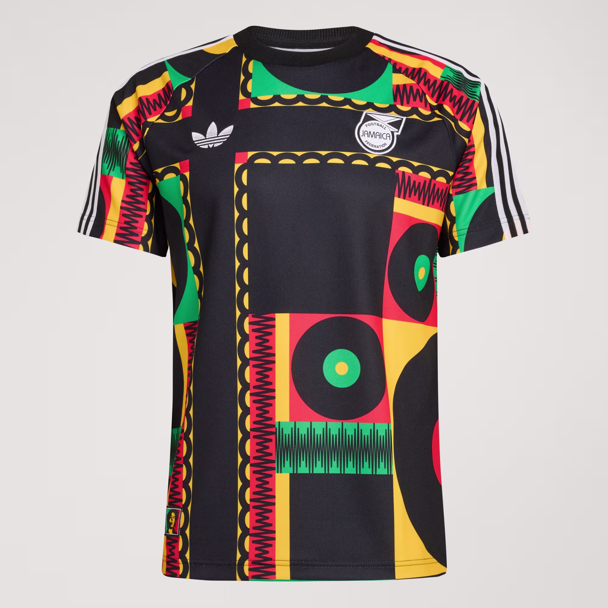 Adidas Originals Jamaica x Bob Marley Men's Graphic T-Shirt Multicolor