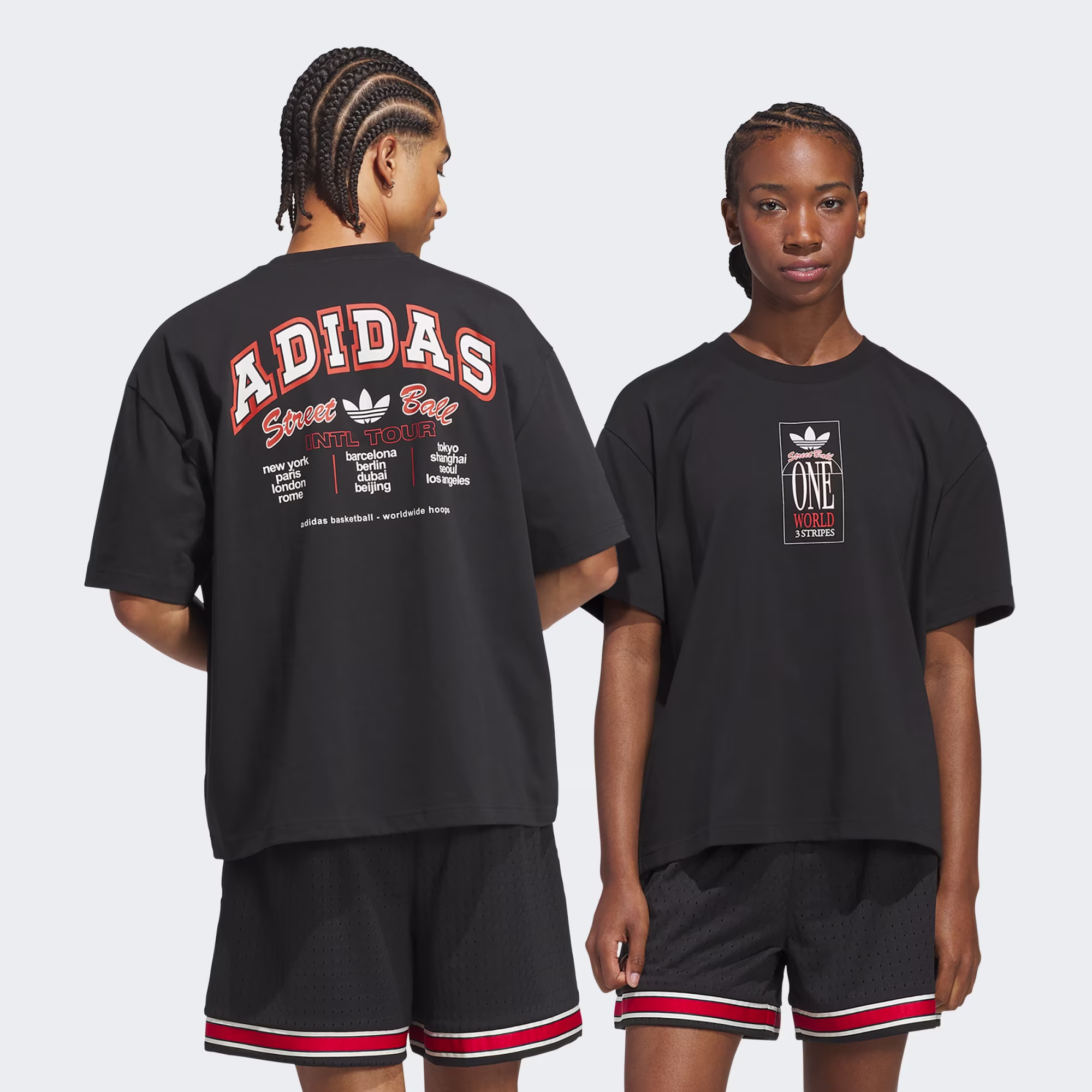 adidas WT GFX TEE BLACK - BLACK - Image 6